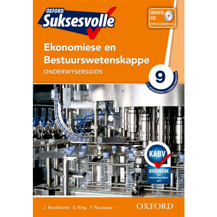 Oxford Suksesvolle Ekonomiese & Bestuurswetenskappe Graad 9 Onderwysersgids