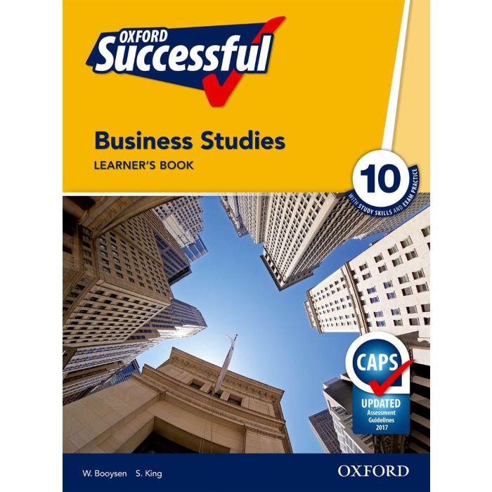 Oxford Successful Business Studies Grade 10 Learner's Book