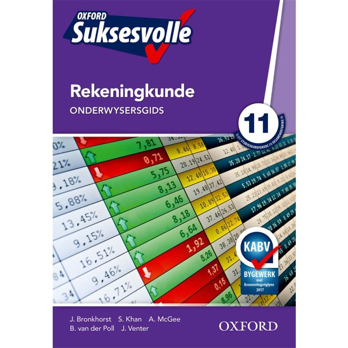Oxford Suksesvolle Rekeningkunde Graad 11 Onderwysersgids