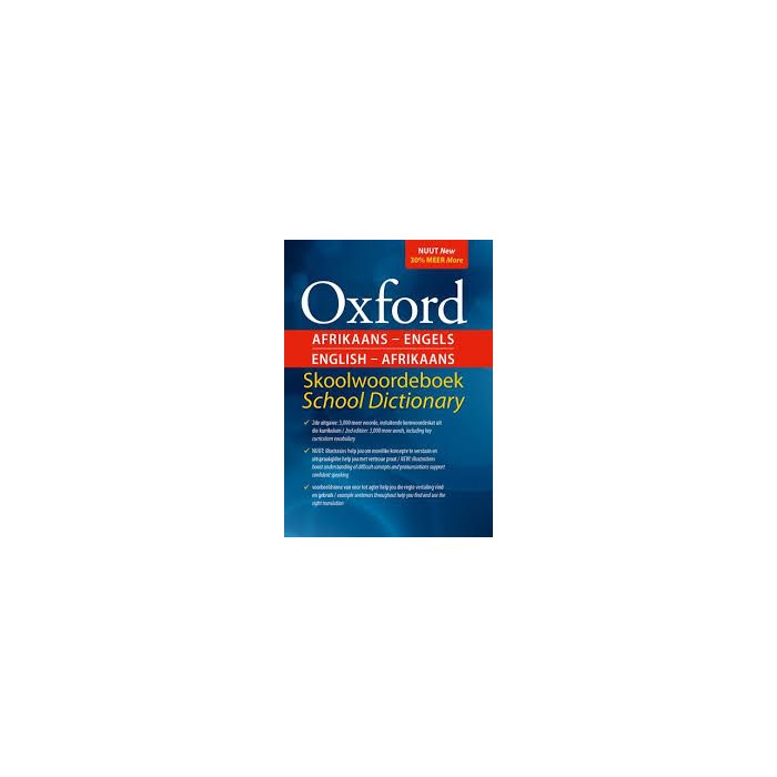 Oxford Afrikaans-Engels English-Afrikaans Skoolwoordeboek School Dictionary 2e