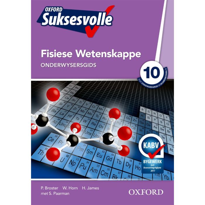 Oxford Suksesvolle Fisiese Wetenskappe Graad 10 Onderwysersgids