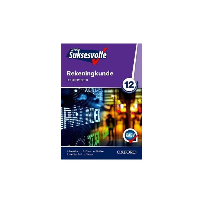 Oxford Suksesvolle Rekeningkunde Graad 12 Leerdersboek