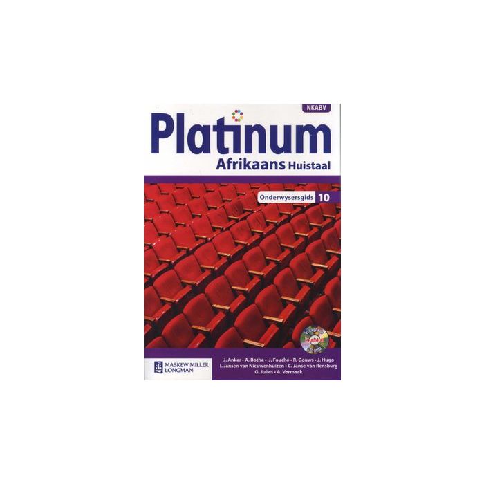 Platinum Afrikaans Huistaal Gr 10 OG with Question Bank CD