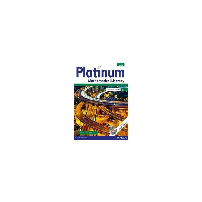 Platinum Mathematical Literacy Gr 11 TG with Control Test Book & Question Bank CD