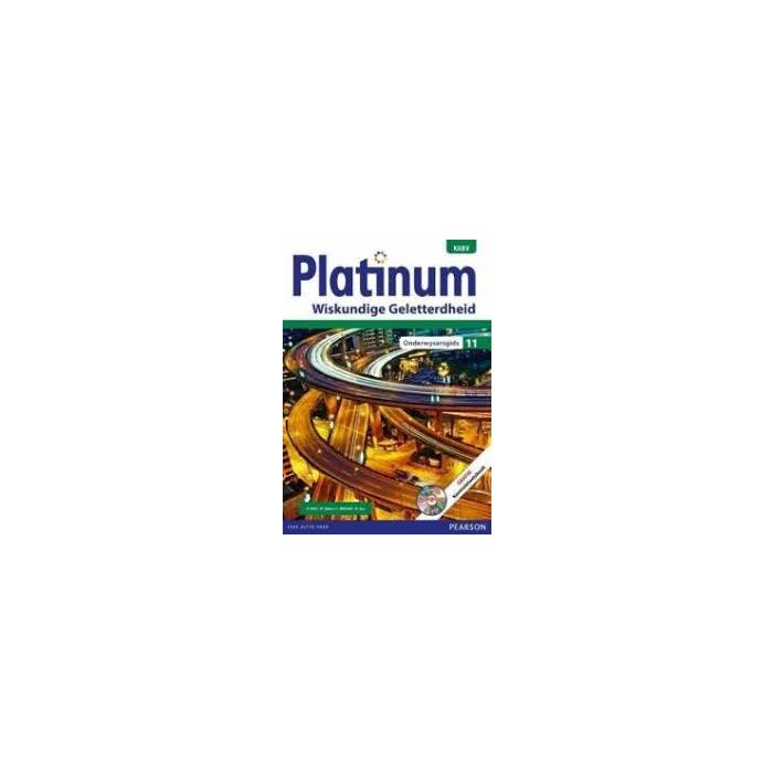 Platinum Wiskundige Geletterdheid Gr 11 OG with Control Test Book & Question Bank CD
