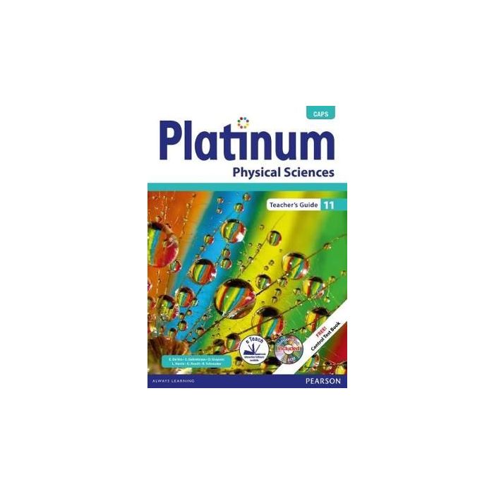 Platinum Physical Sciences Gr 11 TG with Control Test Book & Question Bank CD