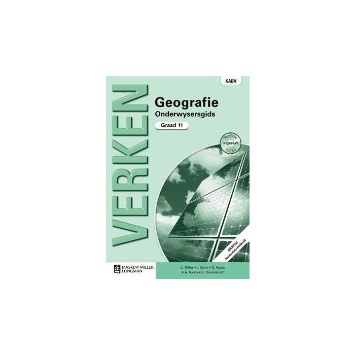 Verken Geografie Gr 11 OG with Control Test Book & Question Bank CD