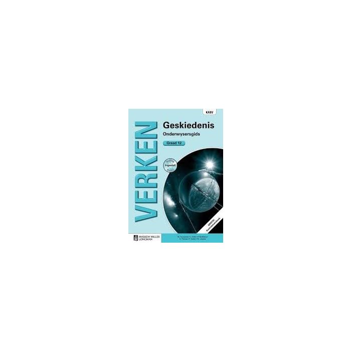 Verken Geskiedenis Gr 12 OG with Control Test Book & Question Bank CD