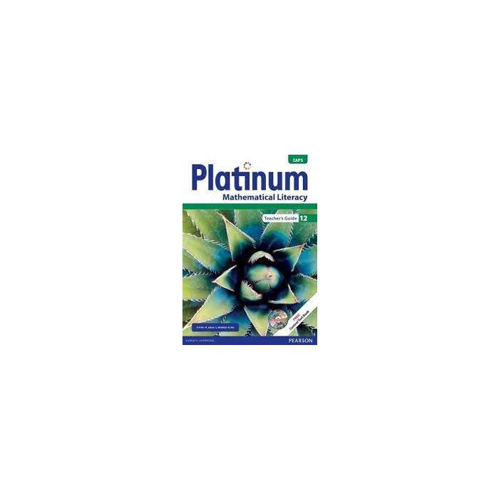 Platinum Mathematical Literacy Gr 12 TG with Control Test Book & Question Bank CD