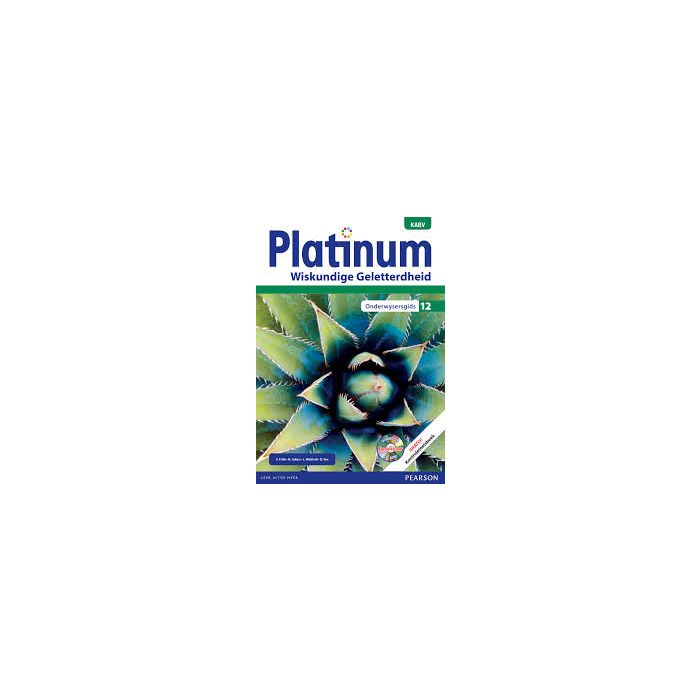 Platinum Wiskundige Geletterdheid Gr 12 OG with Control Test Book & Question Bank CD