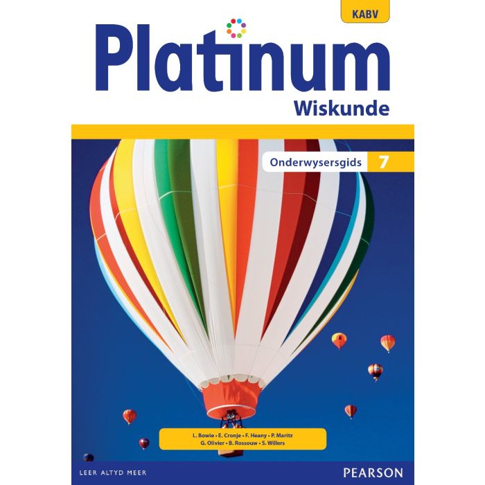 Platinum Wiskunde Graad 7 TG (includes Photocopiable WB)