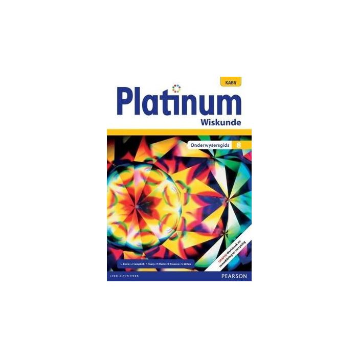 Platinum Wiskunde Graad 8 TG (includes photocopiable WB)