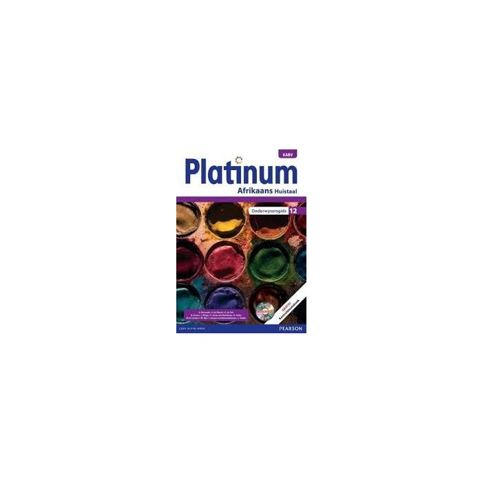 Platinum Afrikaans Huistaal Gr 12 OG with Control Test Book & Question Bank CD