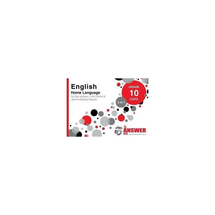Answer Series Gr 10 English HL '3 in 1'