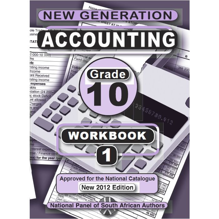 New Generation Accounting Grade 10 Exercise Book