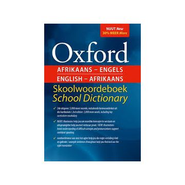 Oxford Afrikaans-Engels English-Afrikaans Skoolwoordeboek School Dictionary 2e