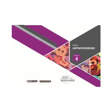 ABC van Wiskunde Graad 4 HB Antwoorde-A4 Antwoorde